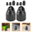 8Sets Aquarium Circulation Pump Black ABS Quiet Submersible Wave Maker 8
