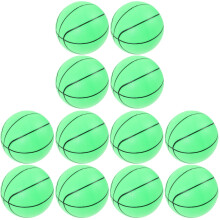 3Sets Groen PVC Basketbal Voor Kinderen Opblaasbaar Glow in The Dark