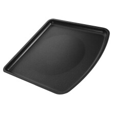 2Pcs Air Fryer Accessories Black Iron Oil Drip Pan and Baking Tray