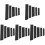 25Pièces Gaines Protectrices Noires En ABS Pour Cutter Polyvalent 4