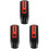 3Pcs Black ABS Emf Reader Radiation Detector for Field Testing 1