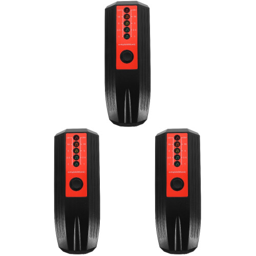 3Pcs Black ABS Emf Reader Radiation Detector for Field Testing