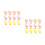 24Pcs Clockwork Plaything Plush Plastic Wind Up Toys for Kids Play 6