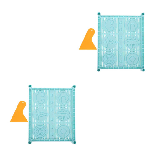 2Ensembles Accessoires Séchage Encens Vert Clair Empilable 2