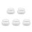5Pcs Compact White Ceramic Pet Urns for Ashes Dog Cat Keepsake 5