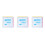 3Pcs Multi Color Plastic Flying Ruler for Student School Use 8