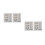 4Pièces Moule Silicone Colonne Gris Pour Décor Gâteau 4