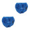 2Pièces Muselière Respirante Polyester Multi-Usage Facile 8