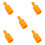 5Pièces Adaptateur Orange Pour Balai Serpillière 8