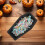 3Pcs Solid Wood Coffin Tray Black Rustic Party Food Serving Board 6