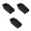 3Pcs Solid Wood Coffin Tray Black Rustic Party Food Serving Board 10