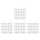 120Pcs Transparent Cabinet Glass Retainer Clips for Secure Fixing 5