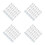 120Pcs Transparent Cabinet Glass Retainer Clips for Secure Fixing 9
