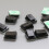 300Pcs Black Cable Clips Self-Adhesive Wire Holders for Home Office 5
