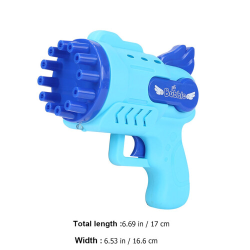 2Sets Plastic Blue Electric Bubble Maker Bubble Blower for Kids 1
