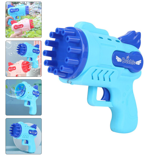 2Sets Plastic Blue Electric Bubble Maker Bubble Blower for Kids 2