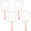 12Pcs Blank White Silk Round Fan Bamboo Craft for Summer DIY Projects 2