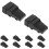 30Pcs Plastic Trash Bin Buckles Black Locks for Home & Office 2