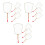 12Pcs Blank White Silk Round Fan Bamboo Craft for Summer DIY Projects 7