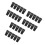 30Pcs Plastic Trash Bin Buckles Black Locks for Home & Office 8
