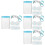 4Sets Reusable Blue ABS Contacts Lens Suction Remover Stick 8