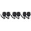 Stopwatch Watch Black For Activities 6pcs 9