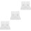 3Sets Clear Acrylic Hanging Camera Shelf Wall Holder Easy Install 7