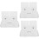 3Sets Clear Acrylic Hanging Camera Shelf Wall Holder Easy Install 8