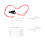 Red Adjustable Hearing Amplifier Retention Clip Rope for Home Use 2