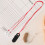 Red Adjustable Hearing Amplifier Retention Clip Rope for Home Use 5