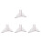 8Pièces Écran Splash Guard Transparent Pour Salle De Bain 5