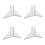 8Pièces Écran Splash Guard Transparent Pour Salle De Bain 6
