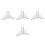 8Pièces Écran Splash Guard Transparent Pour Salle De Bain 8