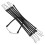 24Pcs Black Stretchy Spring Strap Pen Leash for Tablet Stylus and Keys 3