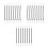 24Pcs Black Stretchy Spring Strap Pen Leash for Tablet Stylus and Keys 6