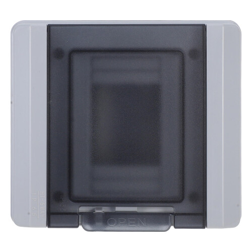5Ensembles De Distribution ABS Gris IP65 Avec Porte 1