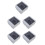 5Ensembles De Distribution ABS Gris IP65 Avec Porte 3
