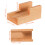 2Pcs Wooden Sushi Holder Reusable Display Stand 2