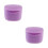 2Pcs Violet Pc Retainer Caring Case Portable Denture Cleaning Box 6