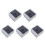 5Ensembles De Distribution ABS Gris IP65 Avec Porte 6