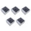 5Ensembles De Distribution ABS Gris IP65 Avec Porte 7