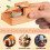 2Pcs Wooden Sushi Holder Reusable Display Stand 7