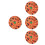 4Pcs Soft Plush Pizza Blanket Multi Use Wearable Warm Throw for Home 7