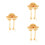 3St Warm Kindermuts Gebreid Met Schattig Eendje Decor 4