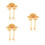 3St Warm Kindermuts Gebreid Met Schattig Eendje Decor 6