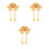 3St Warm Kindermuts Gebreid Met Schattig Eendje Decor 7