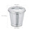 3Pcs Silver Mini Tabletop Trash Can Metal Desktop Waste Container 2