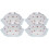 4Pcs Mesh Dish Covers Foldable Food Tents for Dining Table Use 4
