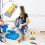 3Pcs Manual Drywall Hand Sander Yellow Lightweight Sanding Tool 4