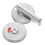 3Pcs Silver Bathroom Privacy Door Locks with Occupied Vacant Indicator 3